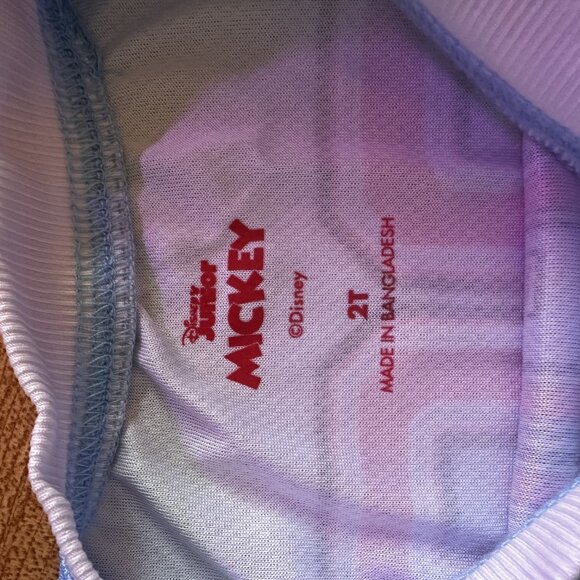 Disney Mikey Mouse Boys 2 Piece Basketball Set Size 2T - Picture 3 of 3